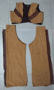 Kids Costumes to Hire - COWBOY waistcoat & chaps - CHILD